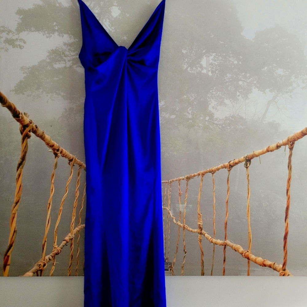 Satin Evening Gown